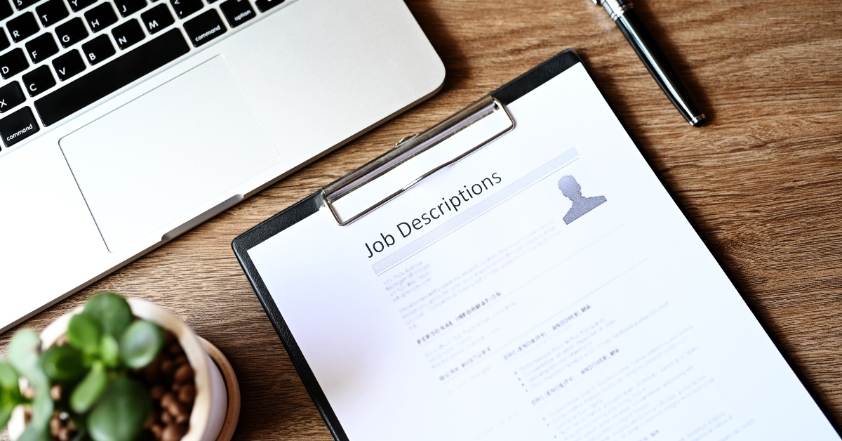 job description paper in office