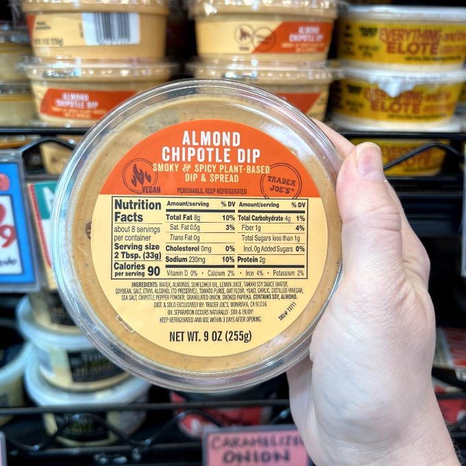 almond chipotle dip