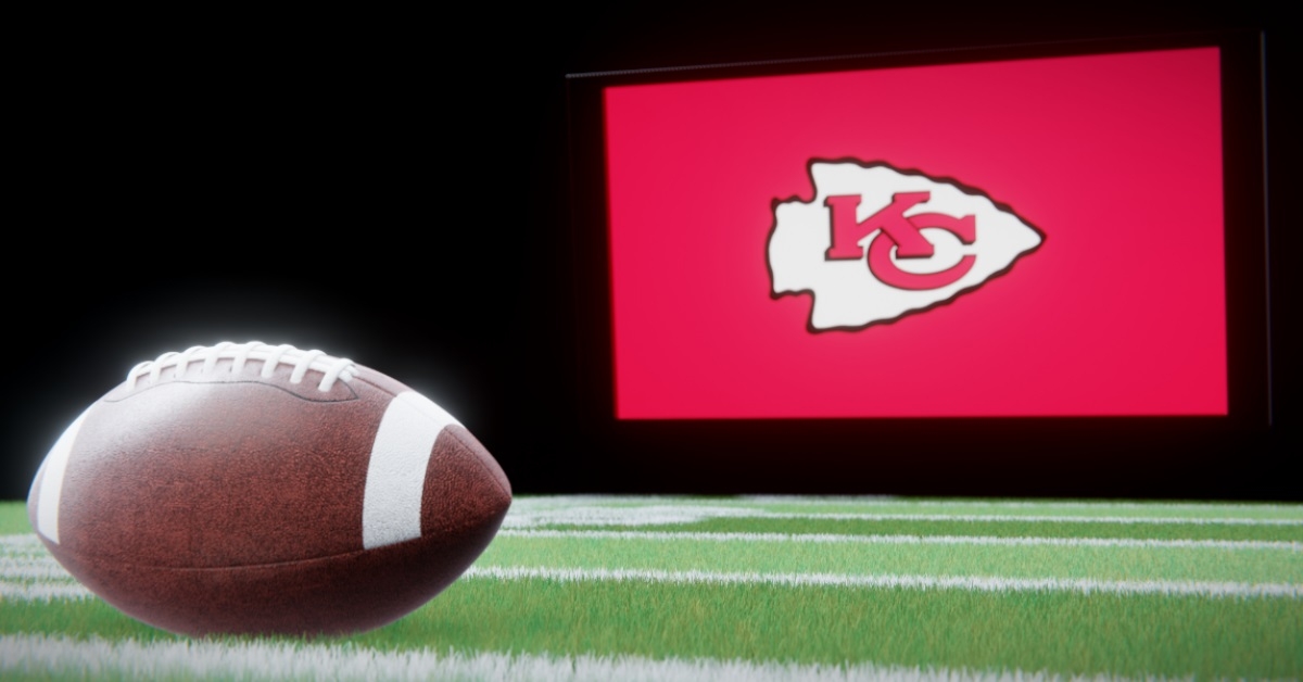 kansas city chief logo with football