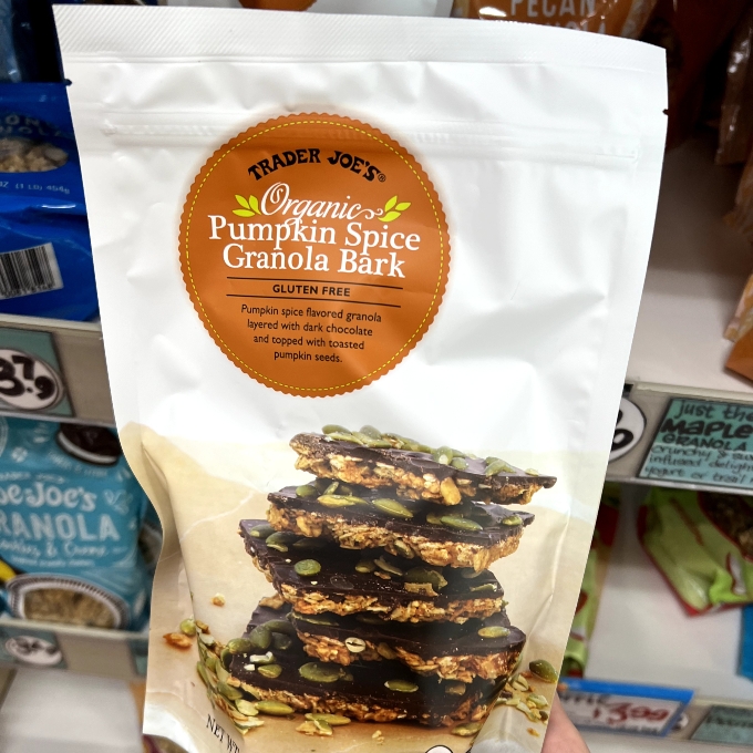 organic pumpkin spice granola bark