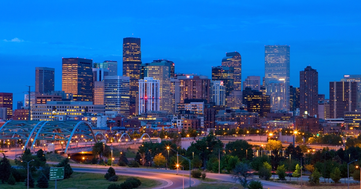 panorama downtown denver