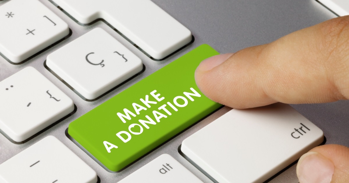 finger clicking make donation key