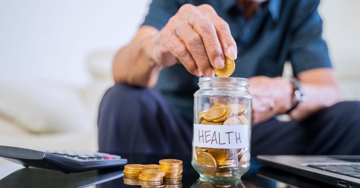 savings coins in a jar