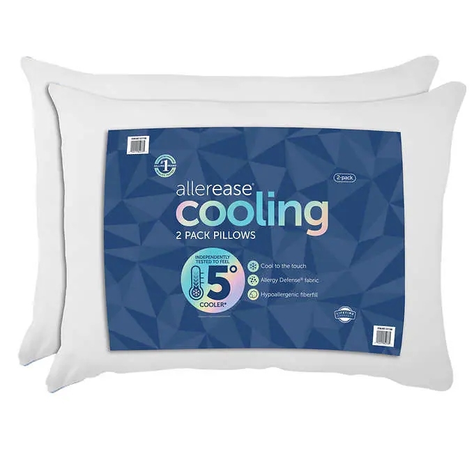 allerease cooling pillows