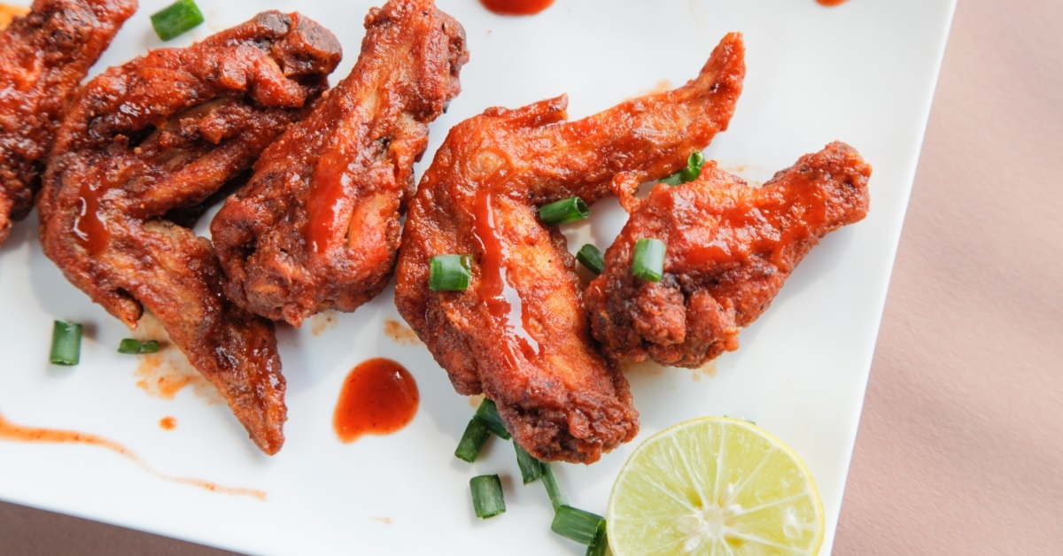 spicy chipotle flavoured chicken wings