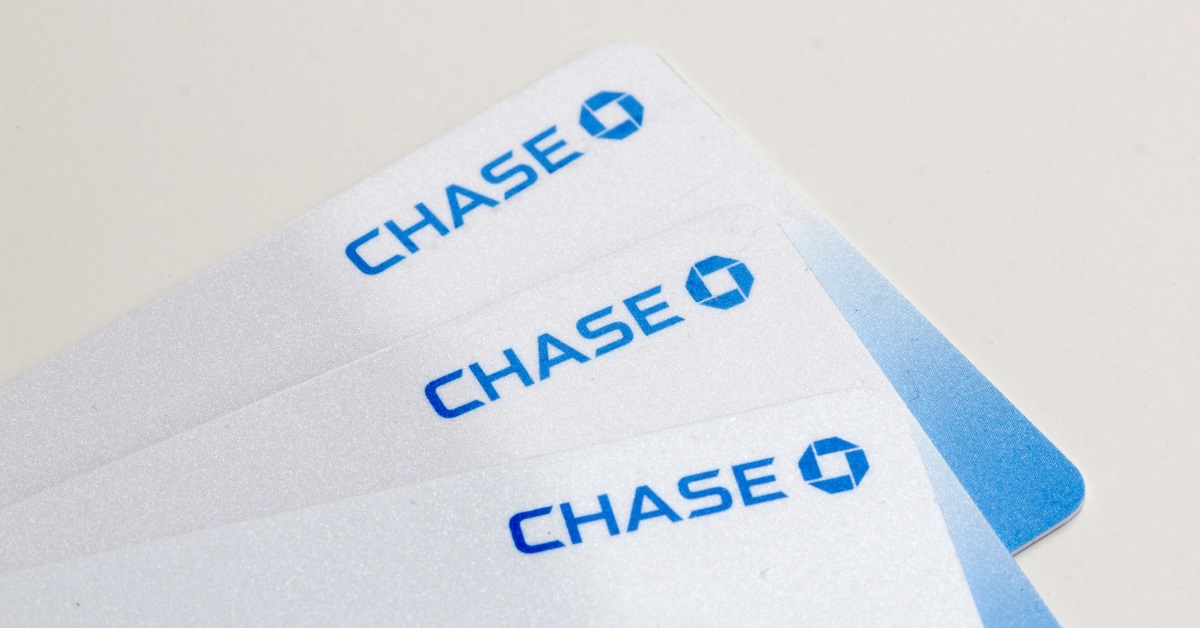 chase atm cards on white background