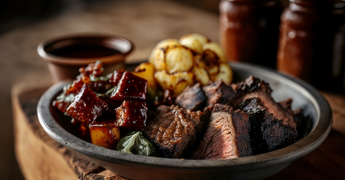 kansas city bbq steak platter