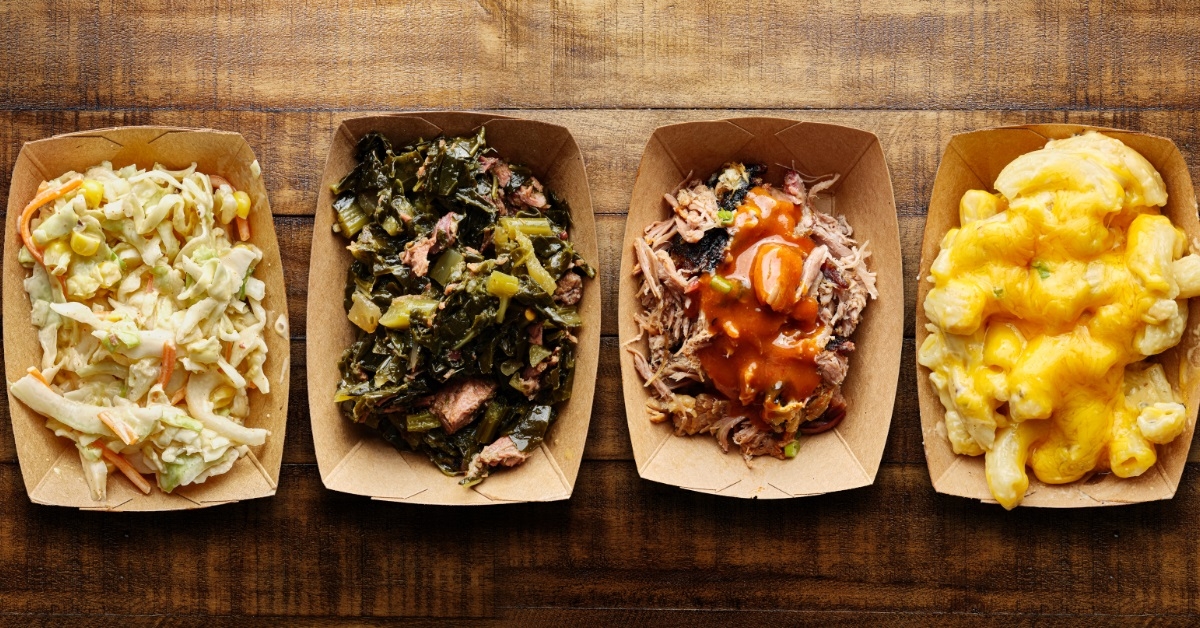 assorted trays of texas bbq