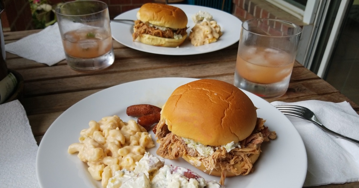 eastern nc style bbq plate