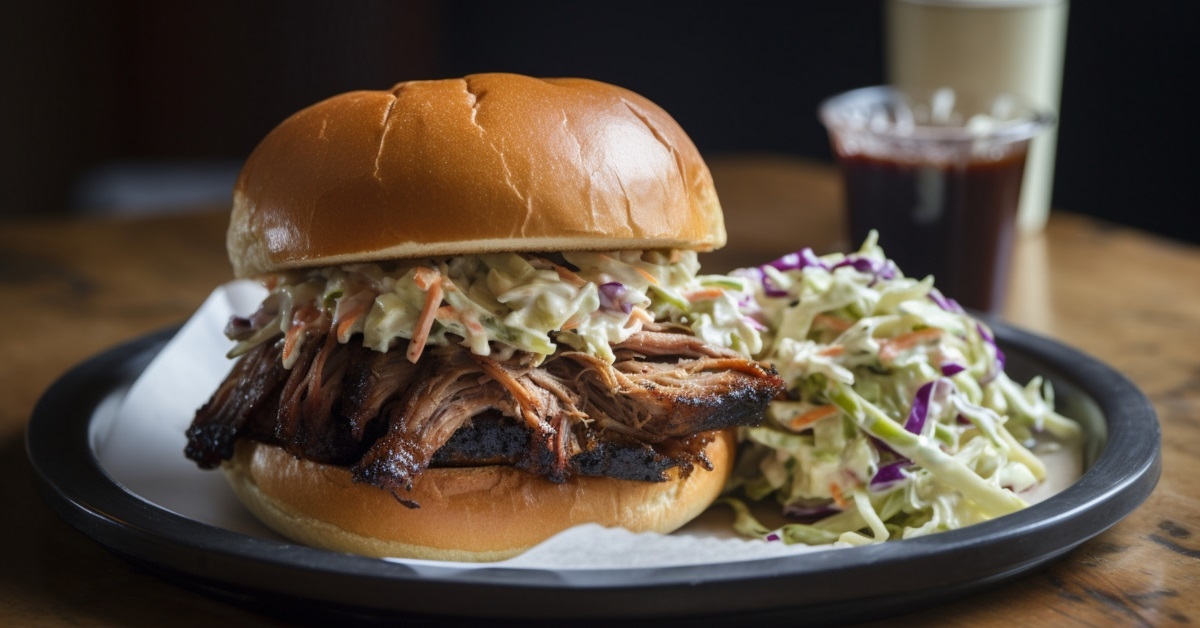 southern barbecue joint with smoky brisket