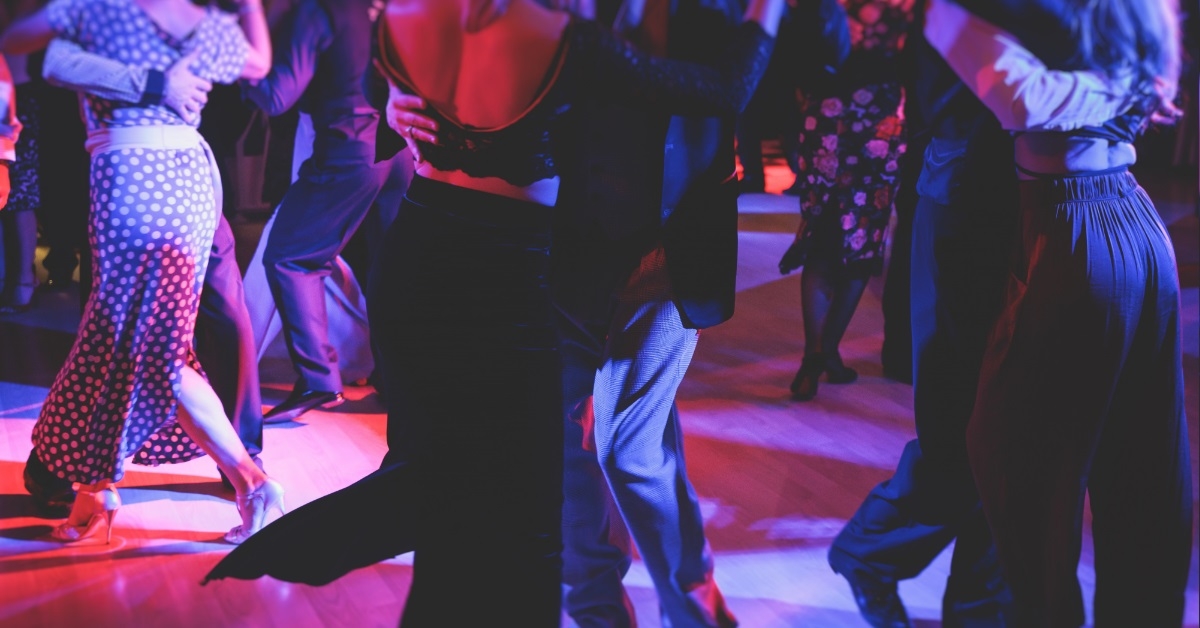 couples on dance floor at club