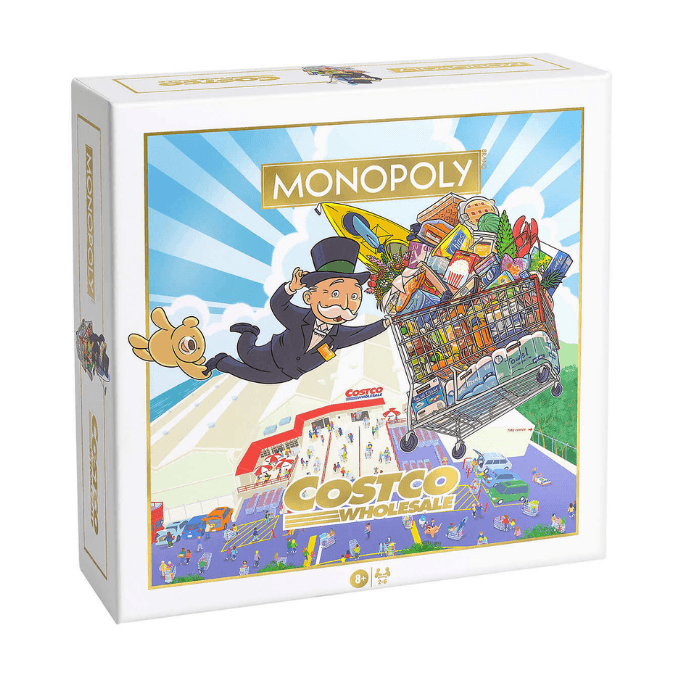 costco wholesale monopoly game box