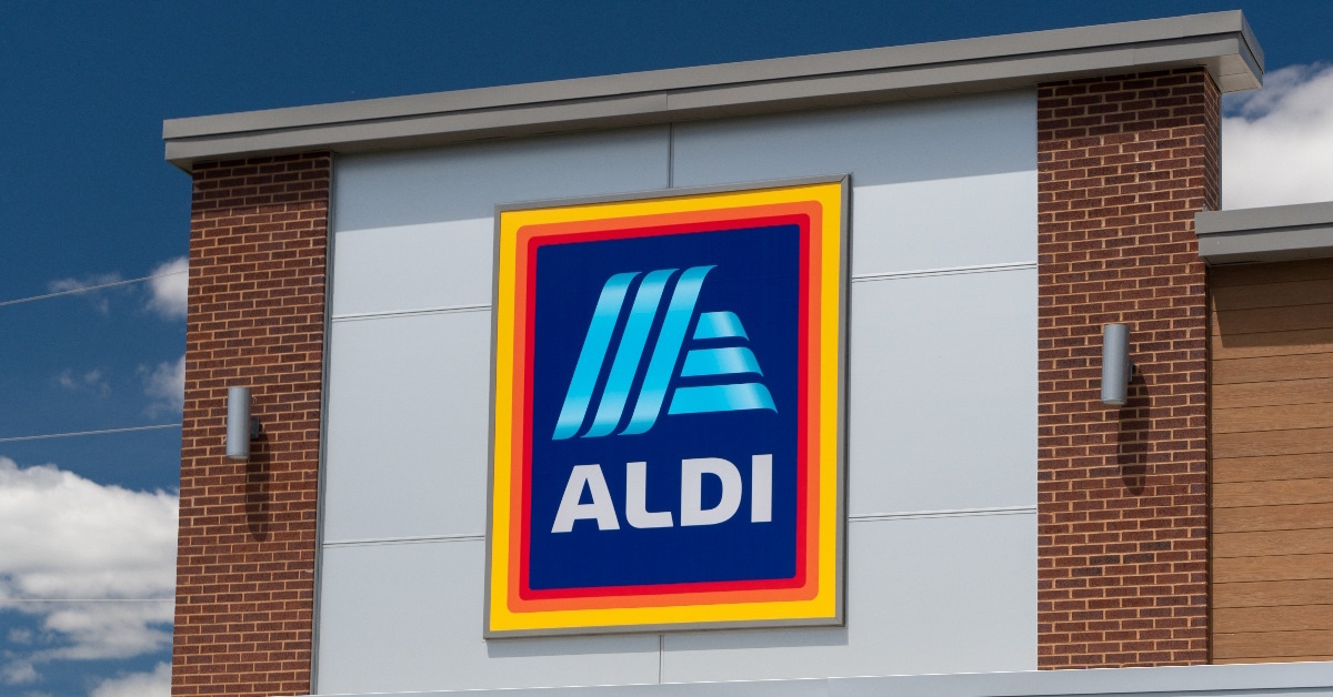 aldi store logo outside store