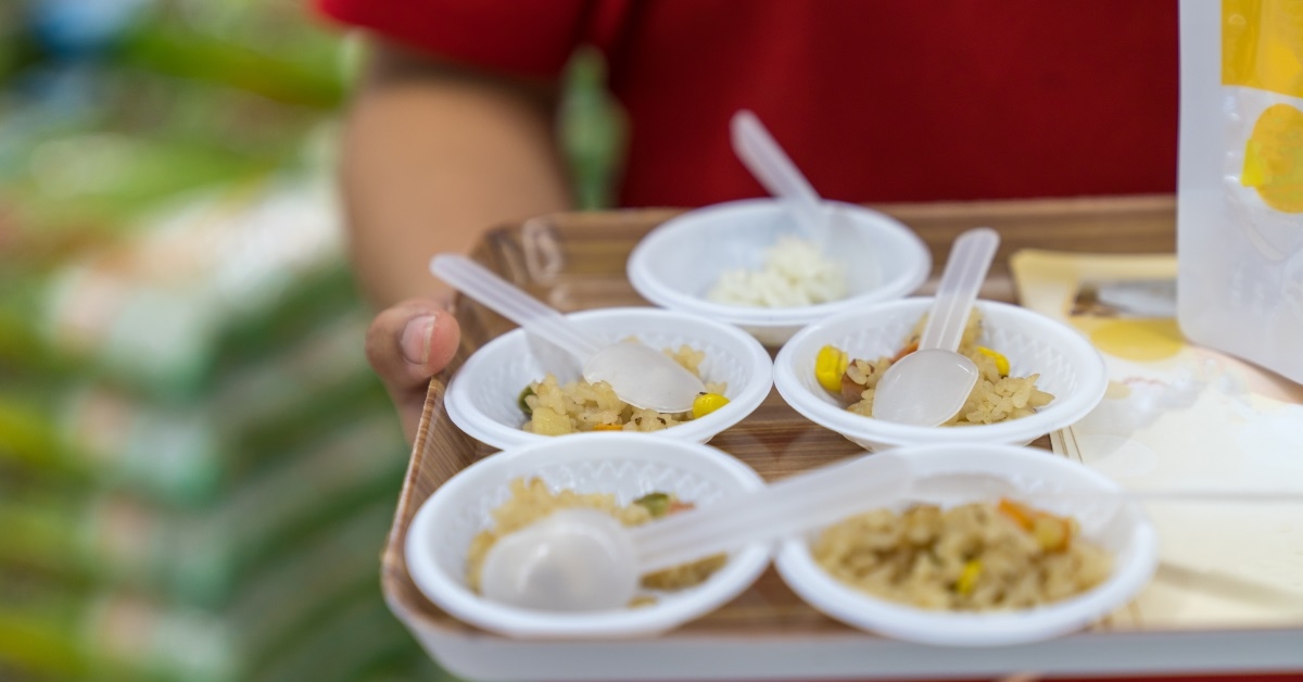 Rich nutritional cereals alongwith takeaway food.