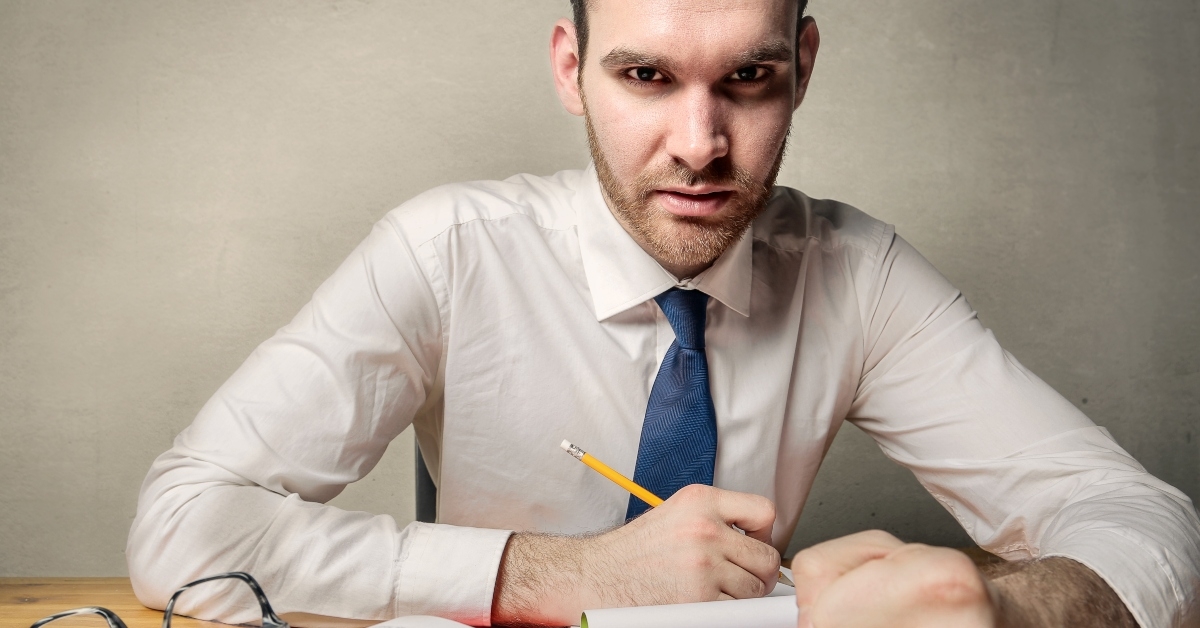 determined businessman