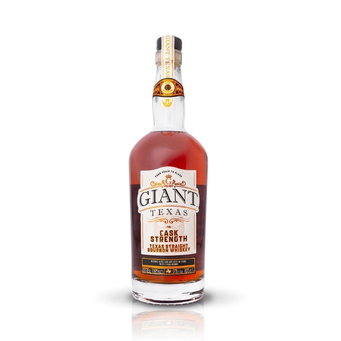 giant texas bourbon whiskey bottle