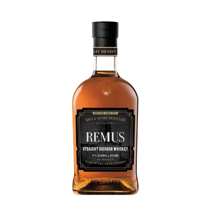 remus bourbon whiskey bottle