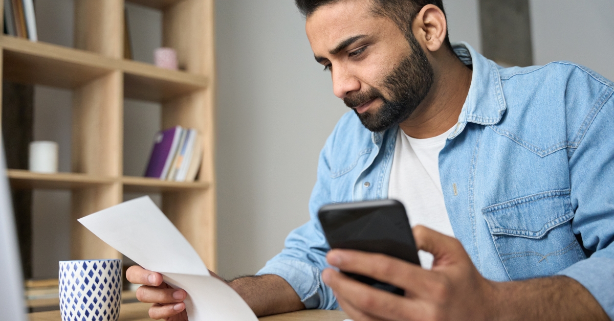 reading bank receipt calculating taxes