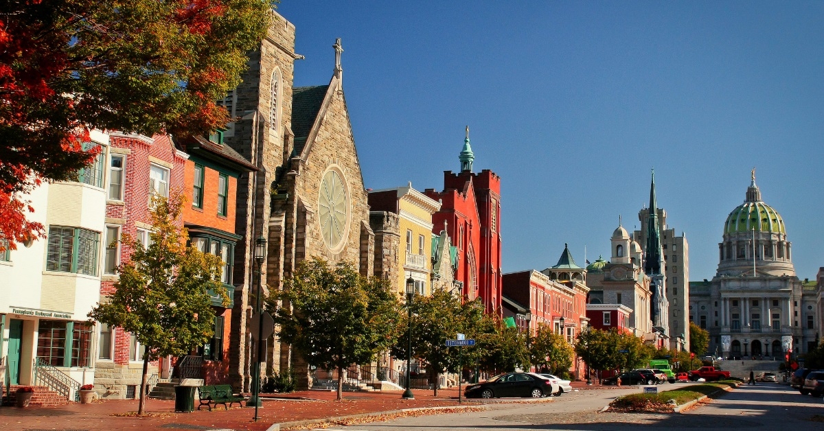 historical part of harrisburg in pennsylvania