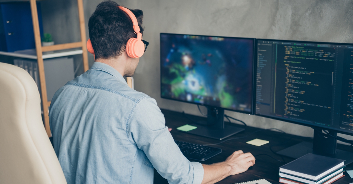 web dev playing game