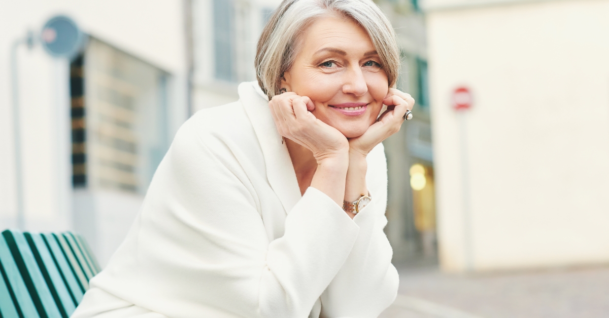 woman wearing white jacket