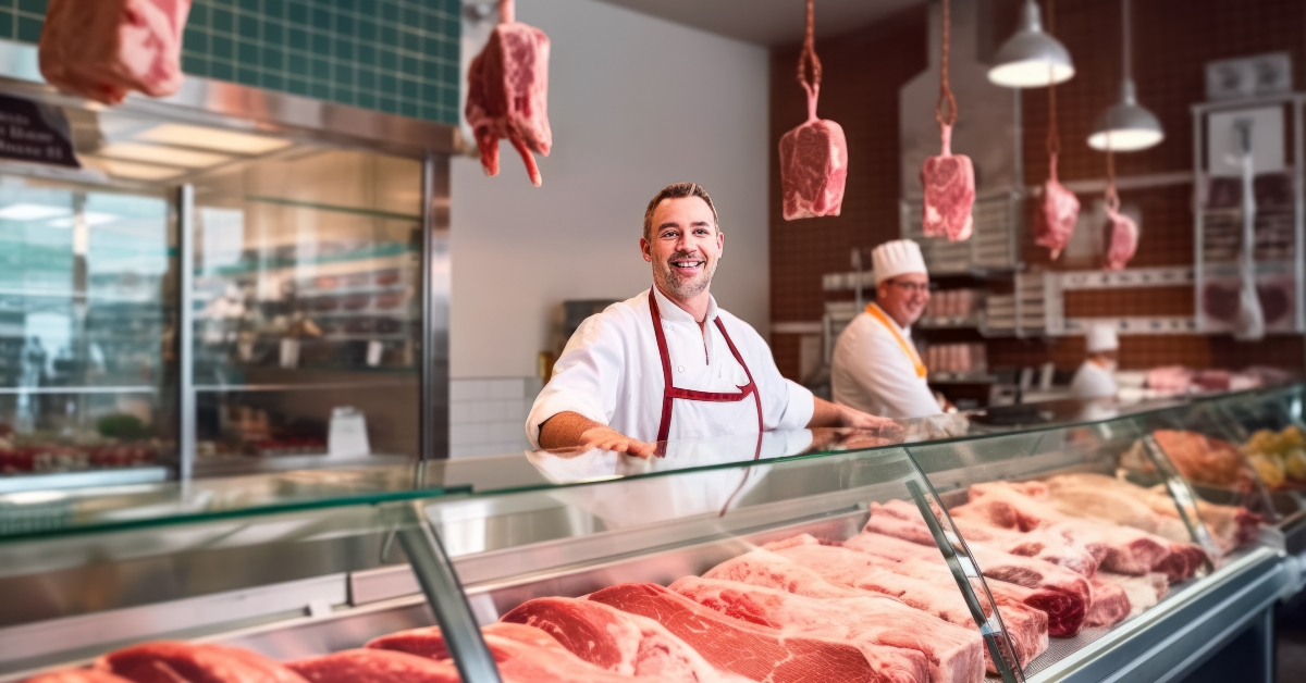 male butcher