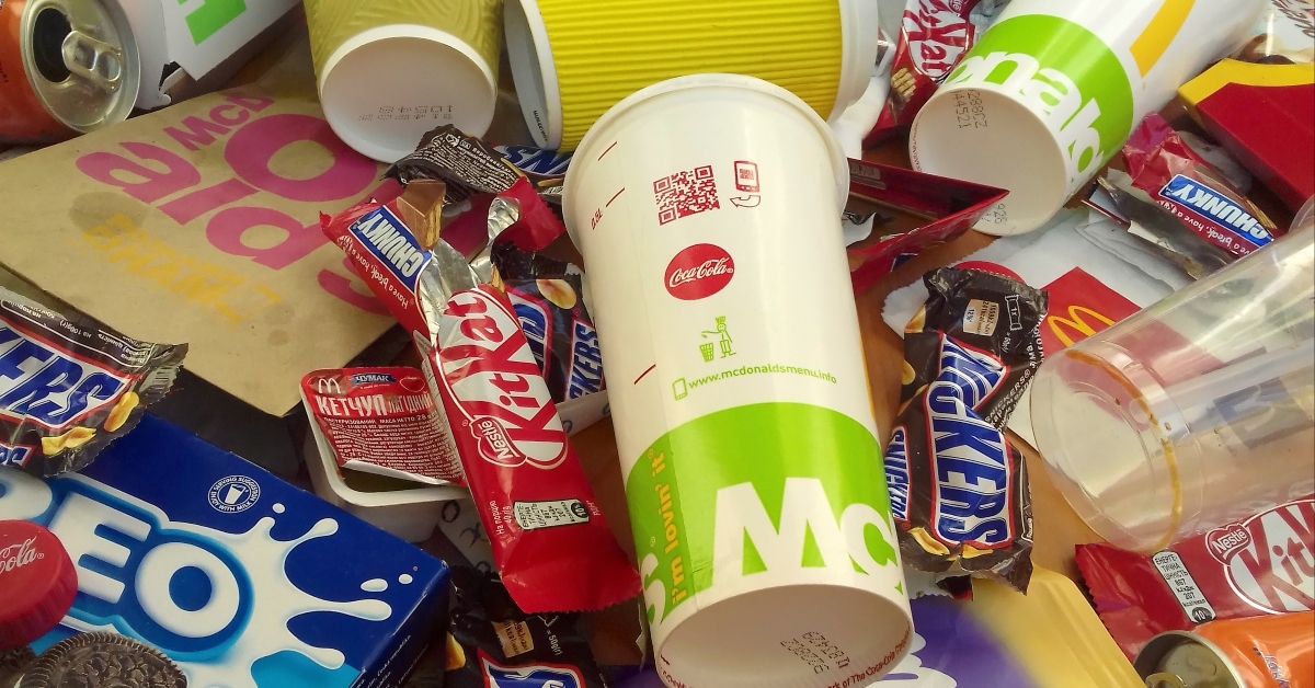 used food wrappings