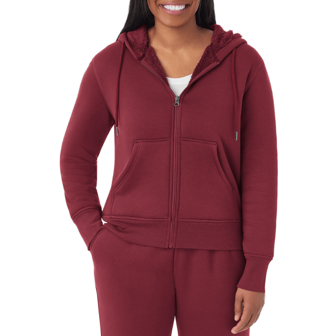 ladies sherpa lined jacket