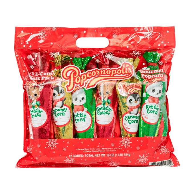 popcornopolis 12-cone holiday