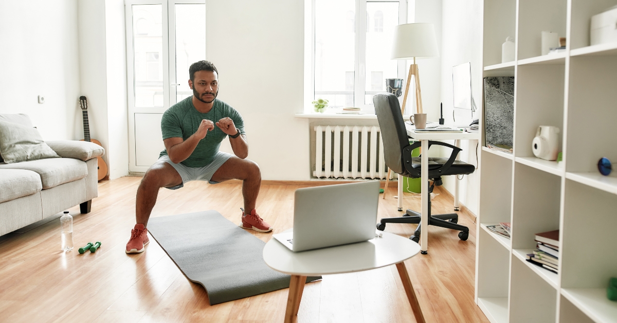male fitness instructor