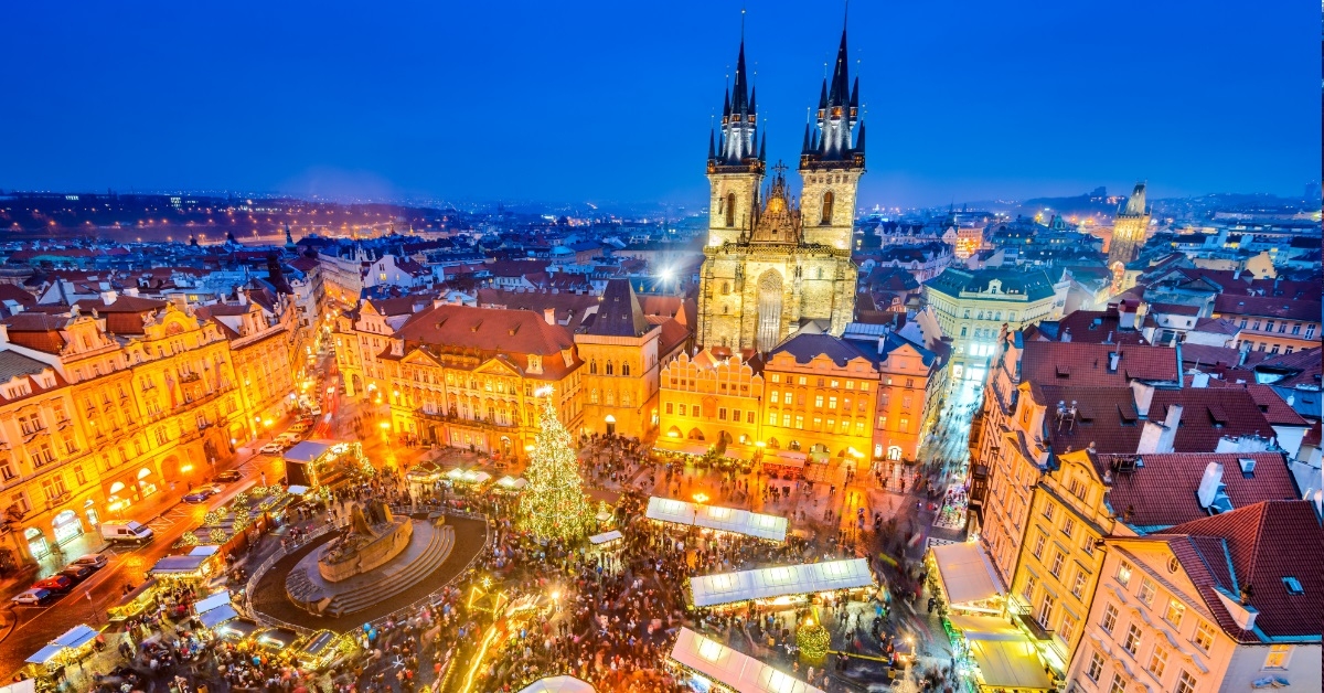 prague czech republic christmas market