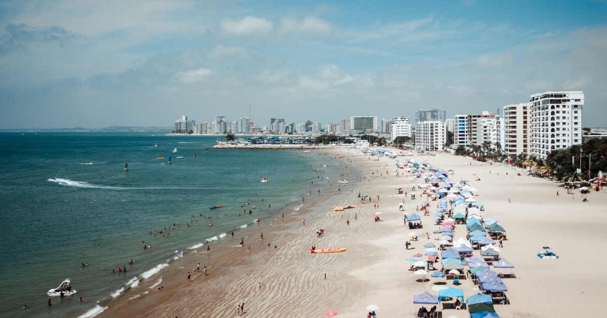 beach and sea