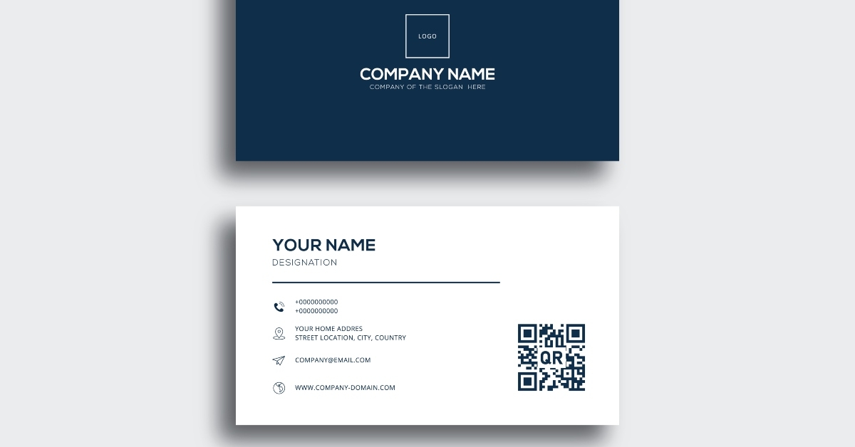 business card design template