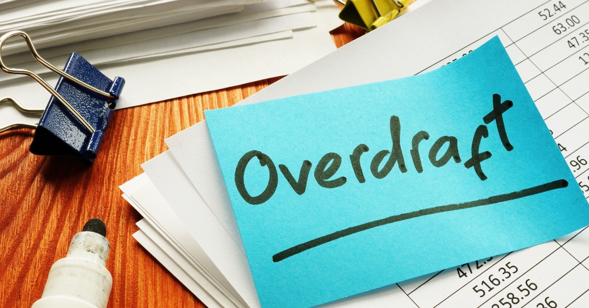 overdraft sign and documents
