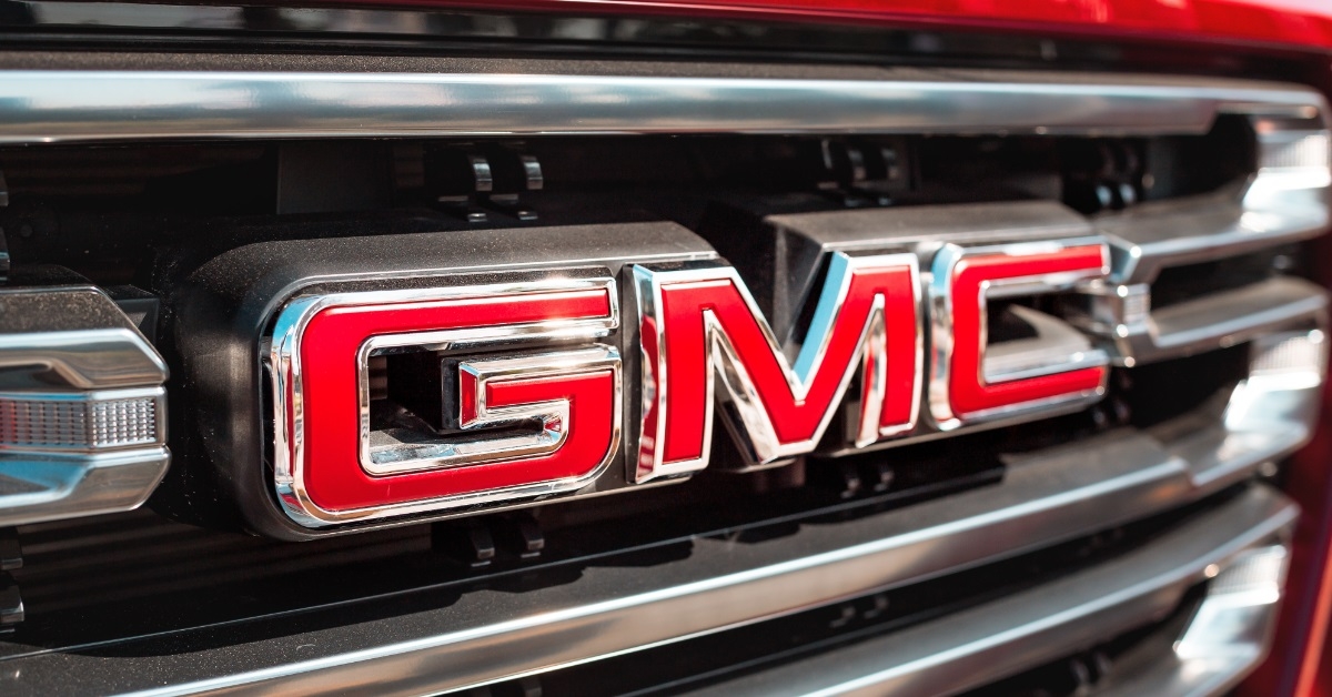 gmc logo on front car bumper