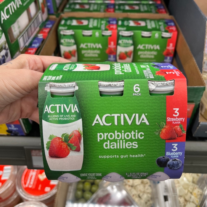 aldi activia probiotic dailies yogurt drinks