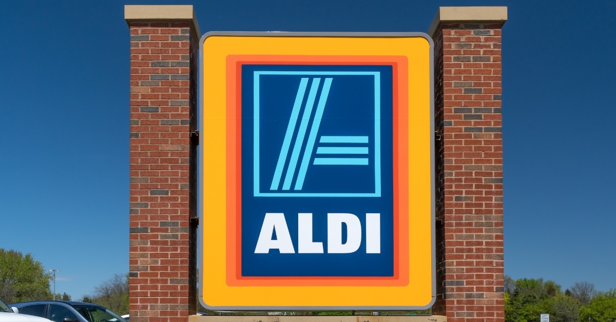 aldi store logo outdoors