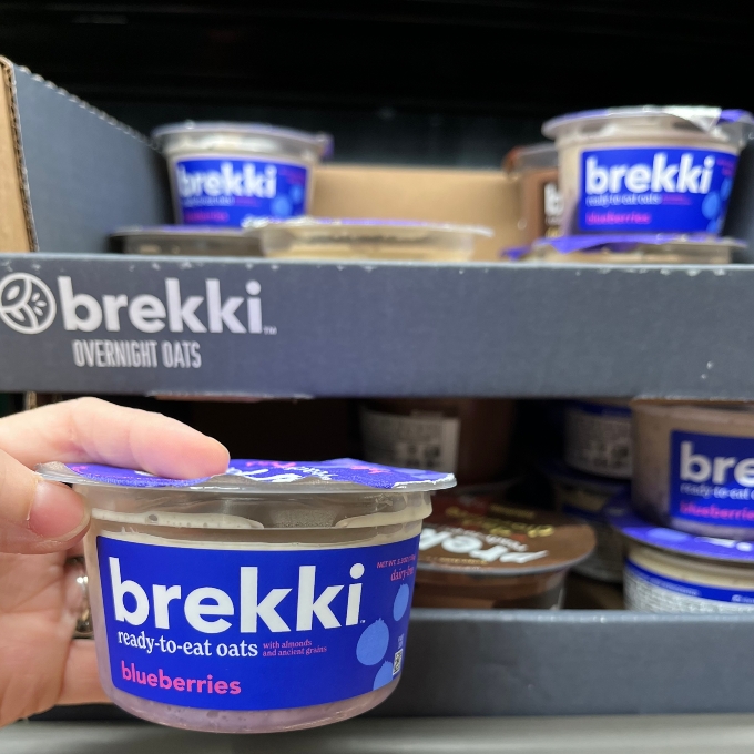 aldi brekki blueberry overnight oats