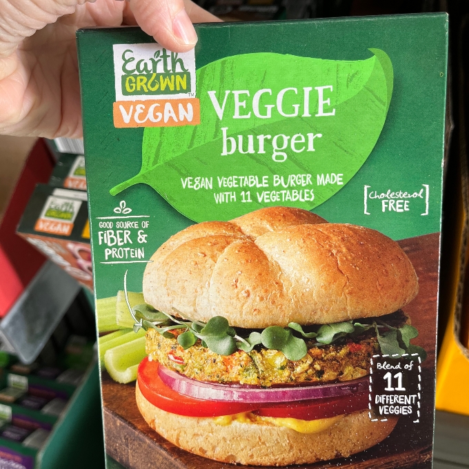 aldi earth grown veggie burger