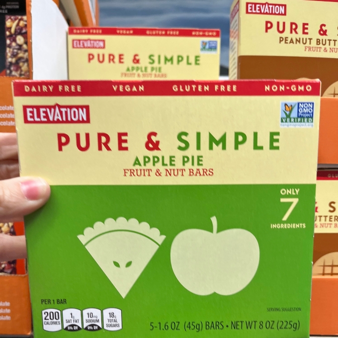 aldi elevation pure and simple bars