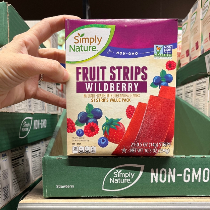 aldi simply nature wildberry fruit strips