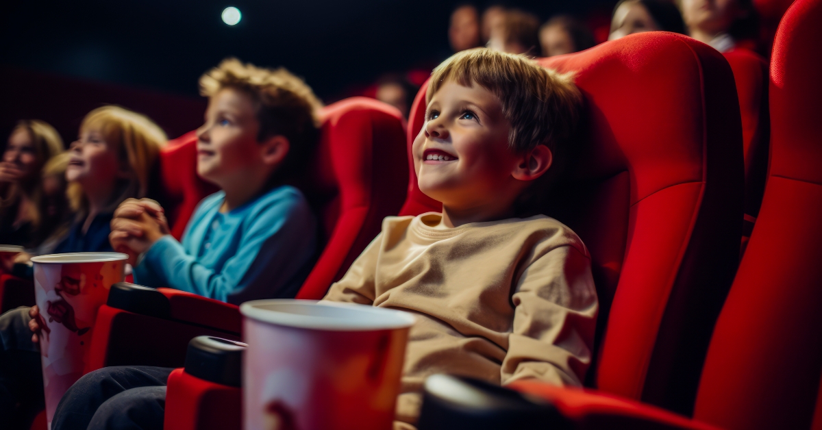 children in cinema