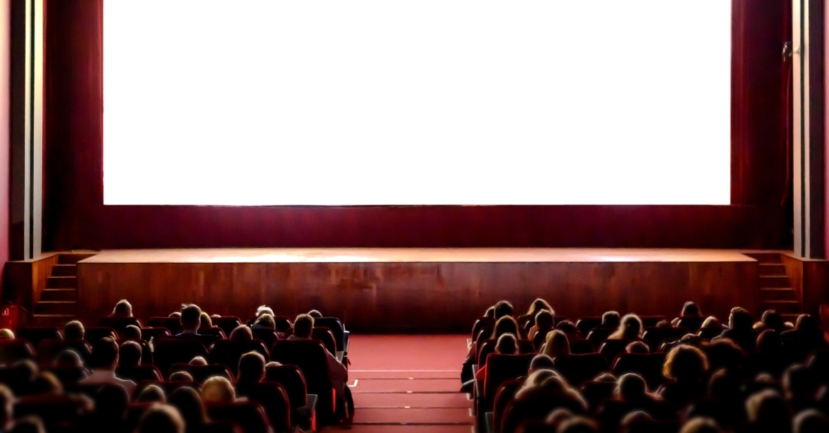 people in the cinema auditorium