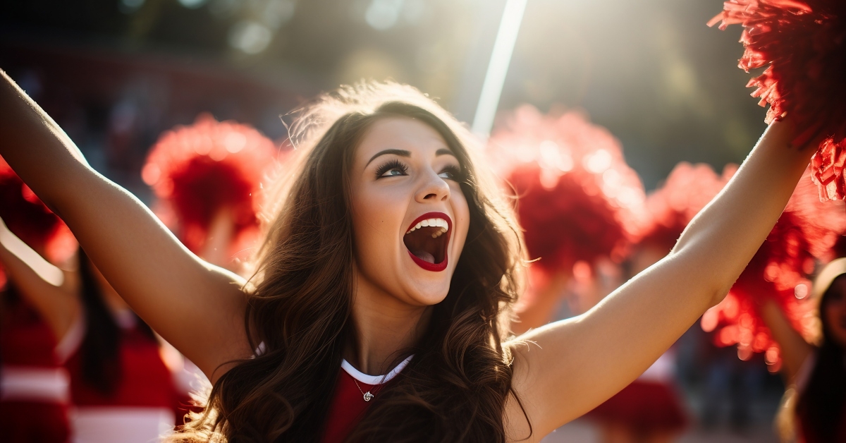 cheerleading team