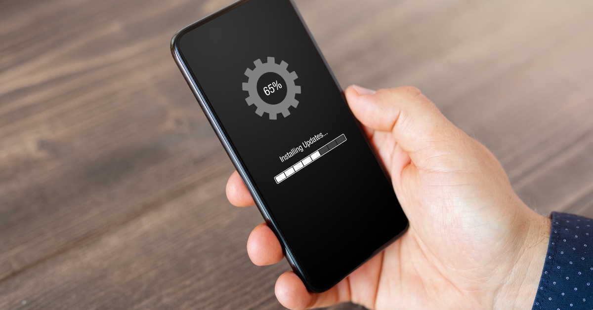 software updates on mobile phone