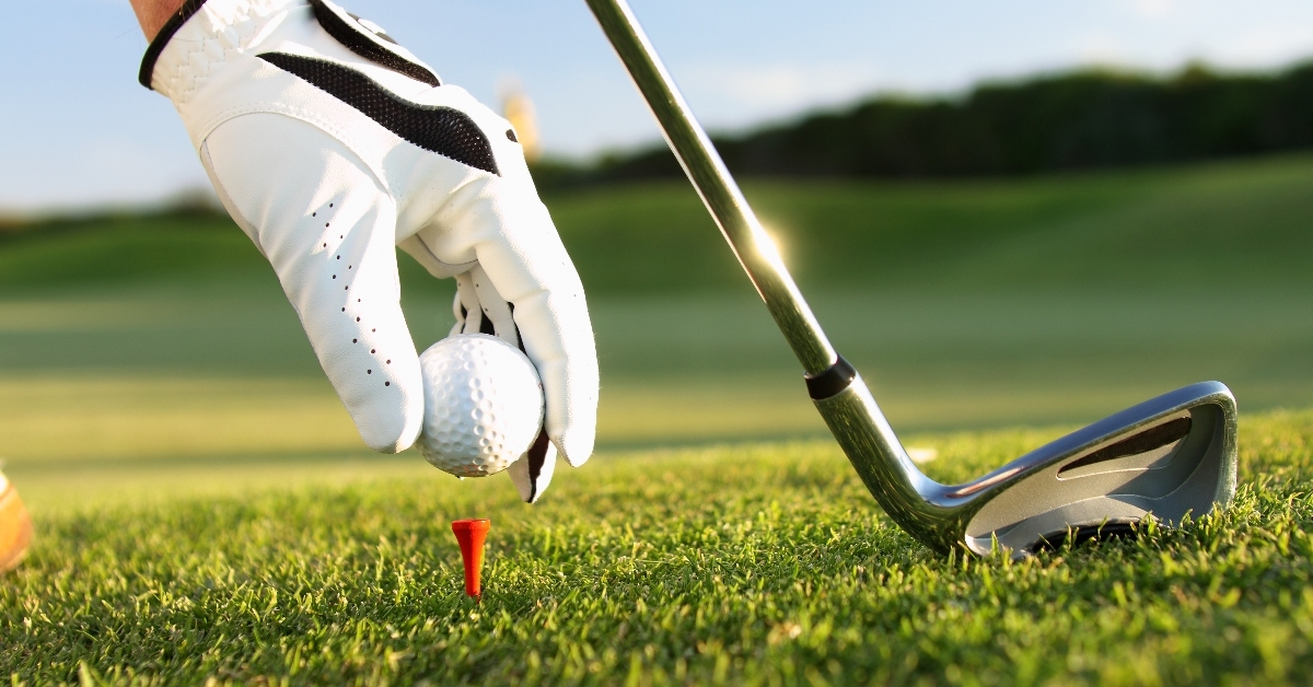 A golf ball