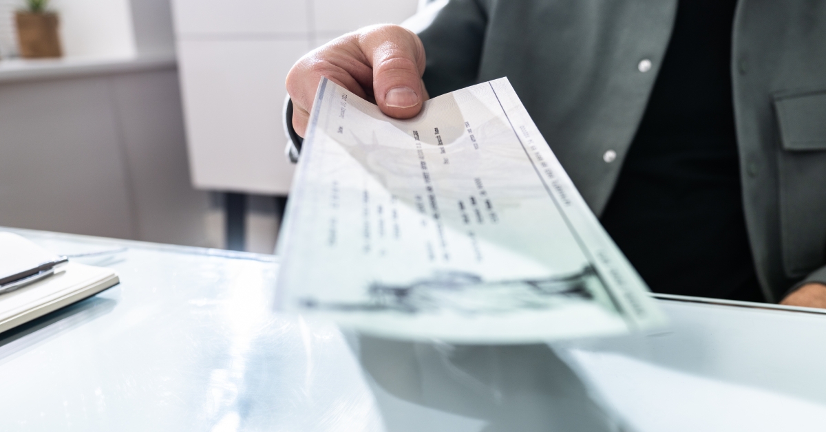 payroll compensation cheque