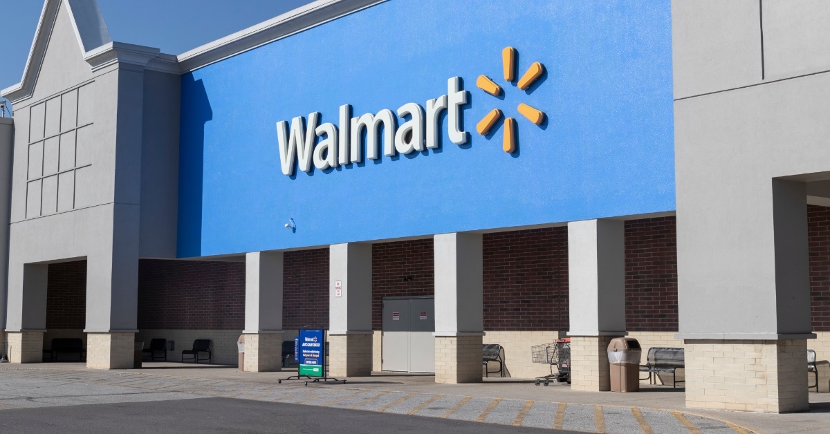 walmart store on sunny day