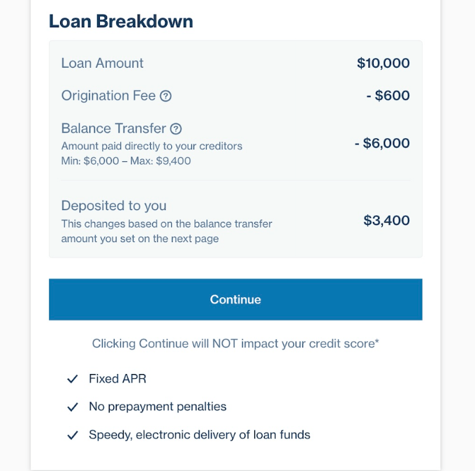 lendingclub loan breakdown