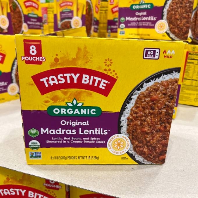 tastybite organic original madras lentils from costco